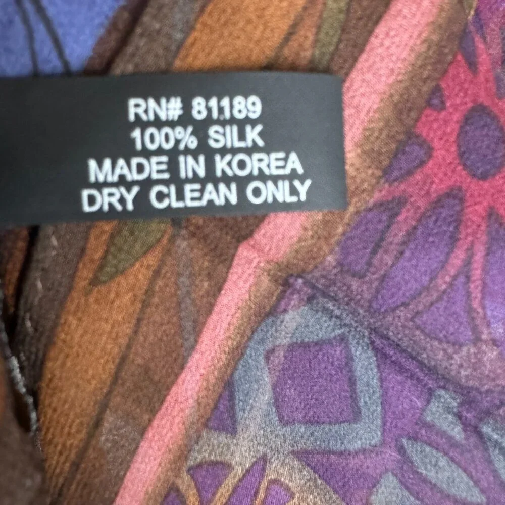 DIAHANN CARROLL Silk Scarf